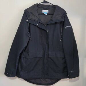 Columbia South Canyon Jacket- Black, XL, Waterproof